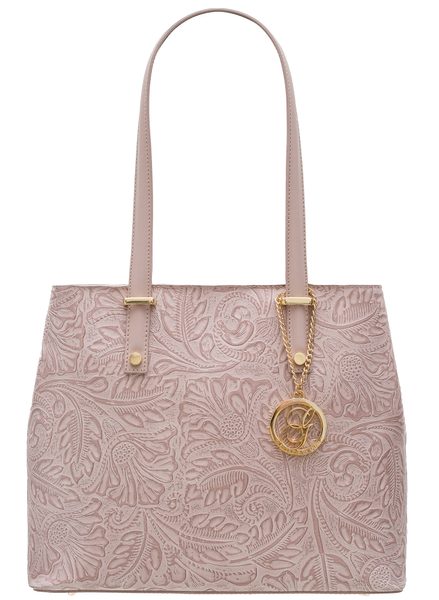 Bolso de hombro de cuero para mujer Glamorous by GLAM - Rosa -