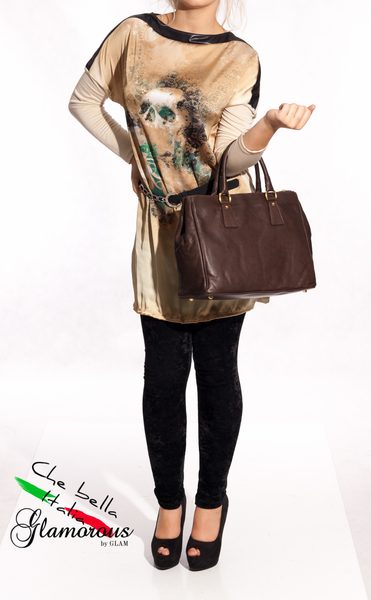 Exkluzivní top béžový -