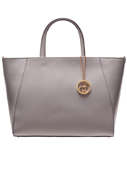 Borsa a mano da donna in pelle Glamorous by GLAM - Grigio -