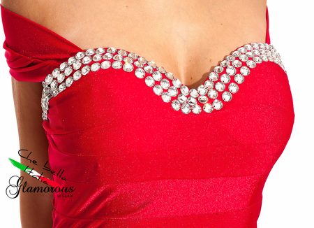 Vestido largo de mujer Etina Paris - Rojo -