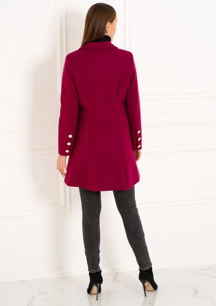 Women's coat CIUSA SEMPLICE - Wine -