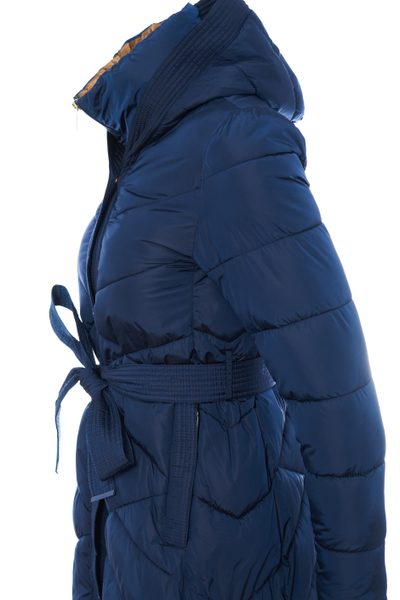 Dámská modrá bunda prošívaná bi-col -