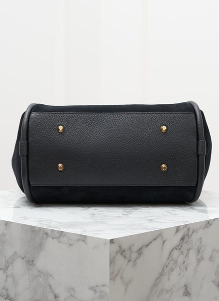 Real leather handbag Glamorous by GLAM - Black -