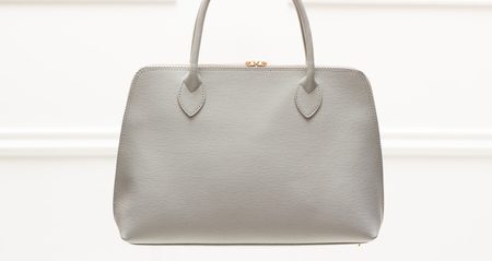 Real leather handbag Glamorous by GLAM - Grey -