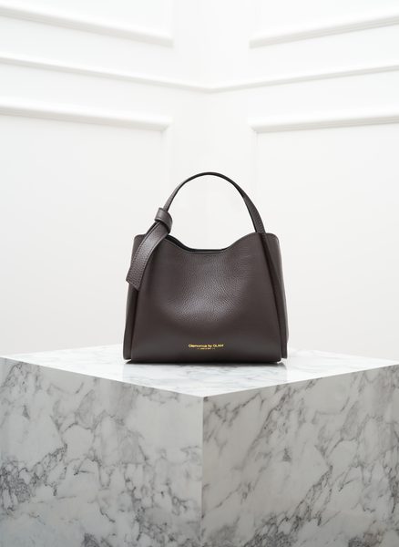 Real leather handbag Glamorous by GLAM - Brown -