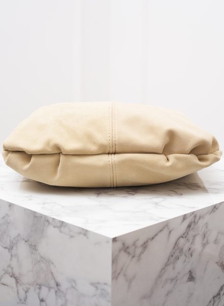 Dámská semišová kabelka béžová -