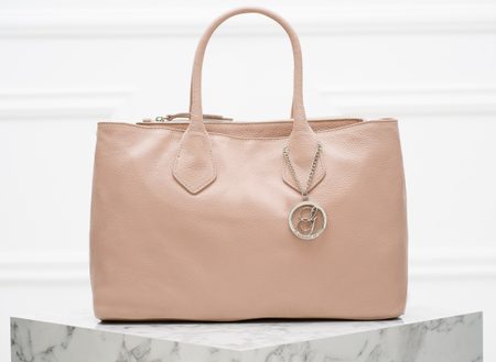 Real leather handbag Glamorous by GLAM - Pink -