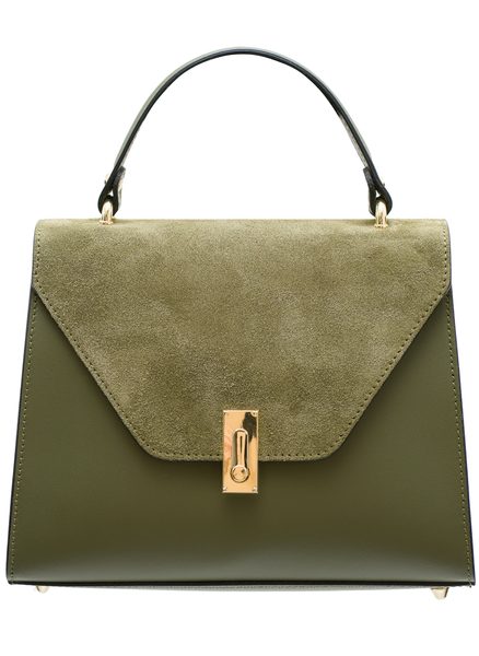 Borsa a mano da donna in pelle Glamorous by GLAM - Verde -