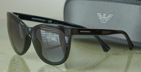 Ochelari de soare damă Emporio Armani - Neagră -