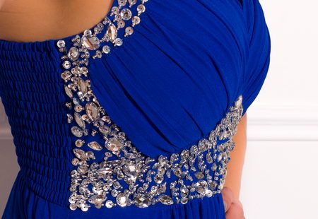 Maxi dress Due Linee - Blue -