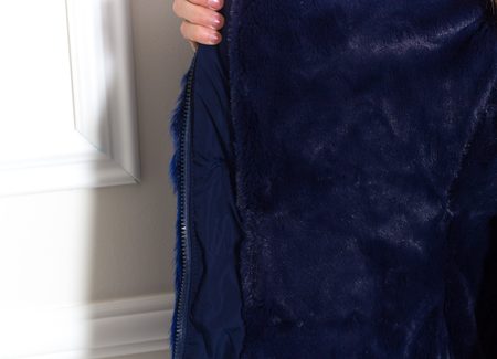 Chaqueta de invierno para mujer Due Linee - Azul oscuro -