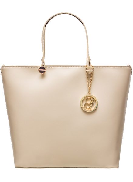 Borsa a mano da donna in pelle Glamorous by GLAM - Beige -