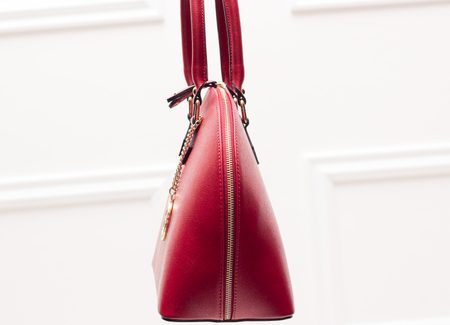 Bolso de cuero de mano para mujer Glamorous by GLAM - Rojo -