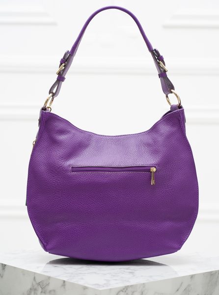 Real leather shoulder bag Glamorous by GLAM - Violet -