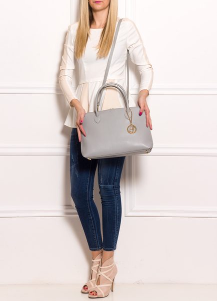 Borsa a mano da donna in pelle Glamorous by GLAM - Grigio -