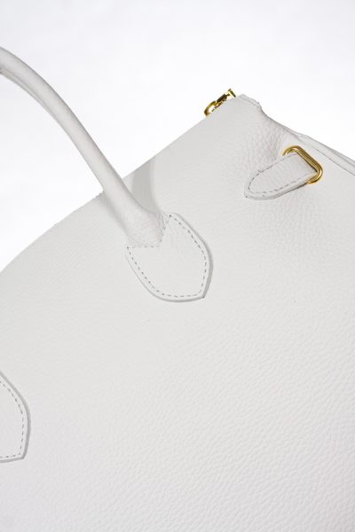 GbyG kožená kabelka biela -
