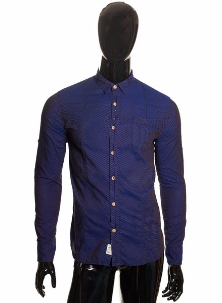 Camisa de hombre - Azul oscuro -