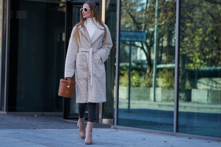 Cappotto donna Due Linee - Beige -