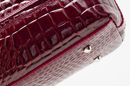 Real leather handbag Glamorous by GLAM - Red -