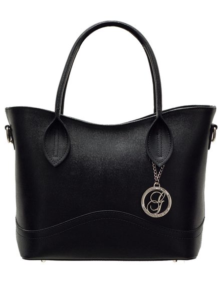 Bolso de cuero de mano para mujer Glamorous by GLAM - Negro -