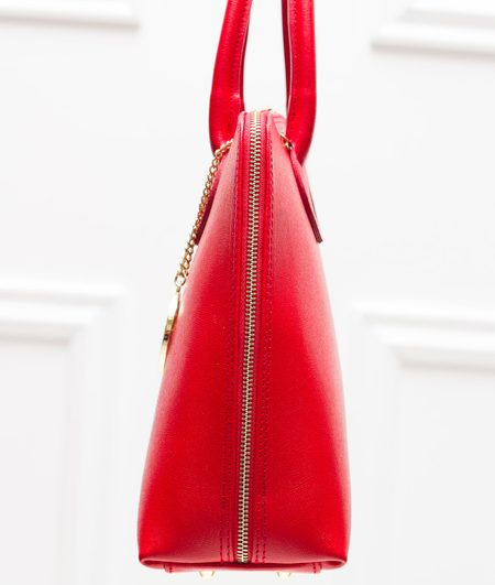 Bolso de cuero de mano para mujer Glamorous by GLAM - Rojo -