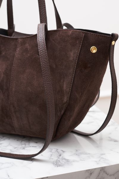 Glamorous by GLAM Geantă de umăr din piele pentru femei - Maro -