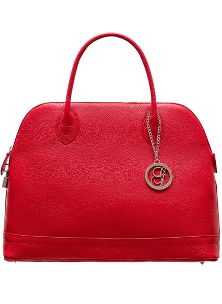 Real leather handbag Glamorous by GLAM - Red -