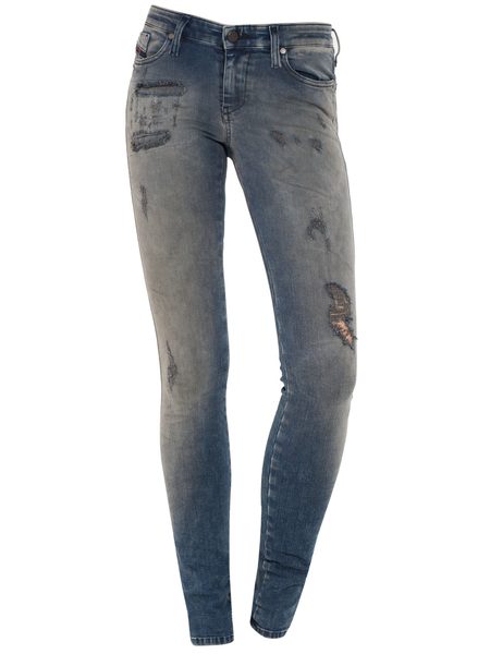 Dámské Diesel jeany tmavý denim Skinzee L32 -