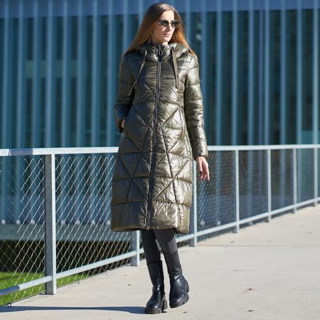 Chaqueta de invierno para mujer Due Linee - Gris -