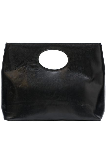 Borsa a mano da donna in pelle Glamorous by GLAM Santa Croce - Nero -