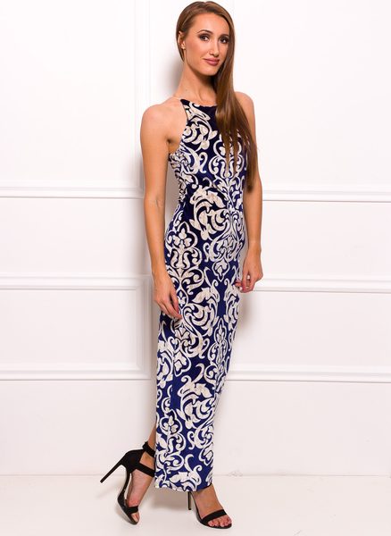 Maxi dress Due Linee - Blue -