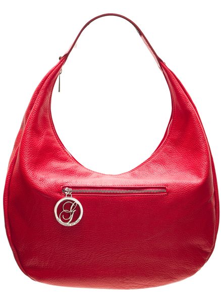 Real leather shoulder bag Glamorous by GLAM - Red -