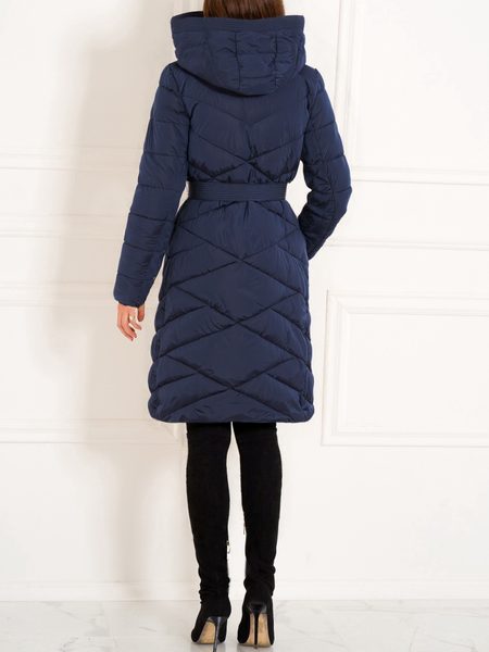 Dámská modrá bunda prošívaná bi-col -