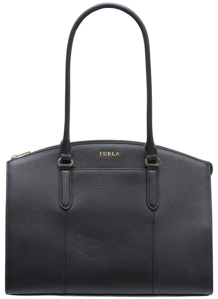 Bolso de hombro de cuero para mujer Furla - Negro -