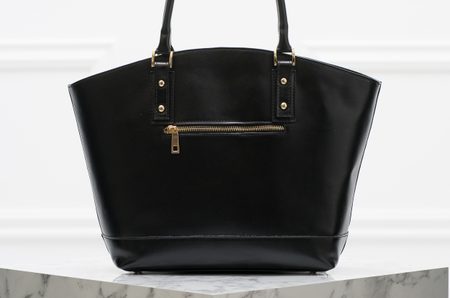 Bolso de cuero de mano para mujer Glamorous by GLAM - Negro -