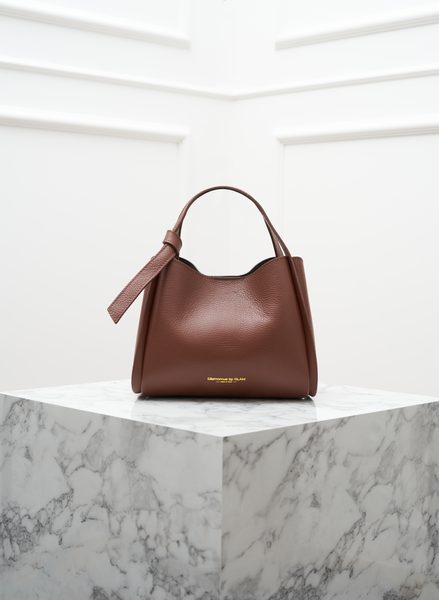 Real leather handbag Glamorous by GLAM - Brown -