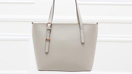 Bolso de cuero de mano para mujer Glamorous by GLAM - Gris -