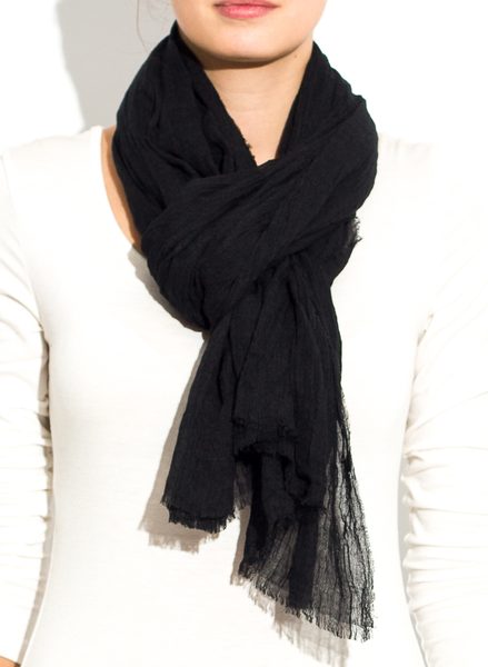 Women's scarf - Black -