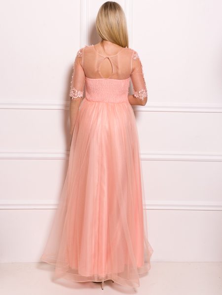 Maxi dress Due Linee - Pink -