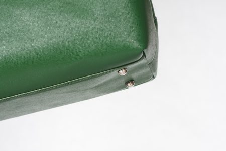 GbyG kabelka razený koža zelená -