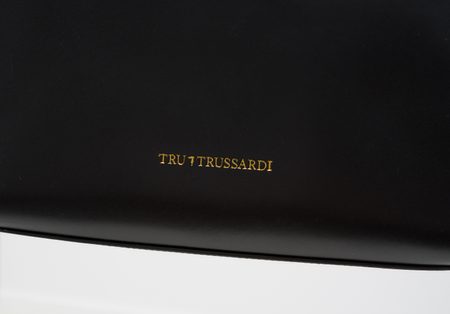 Női bőr kézitáska Tru Trussardi - Fekete -