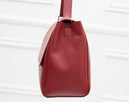 Bolso de hombro de cuero para mujer Glamorous by GLAM - Rojo -