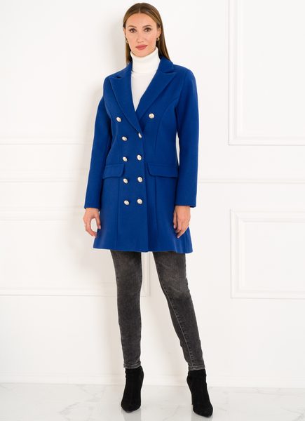 Women's coat CIUSA SEMPLICE - Blue -