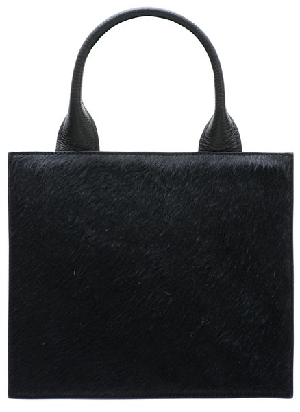 Bolso de cuero de mano para mujer Glamorous by GLAM - Negro -