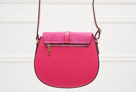 Geantă din piele crossbody pentru femei Glamorous by GLAM - Roz -