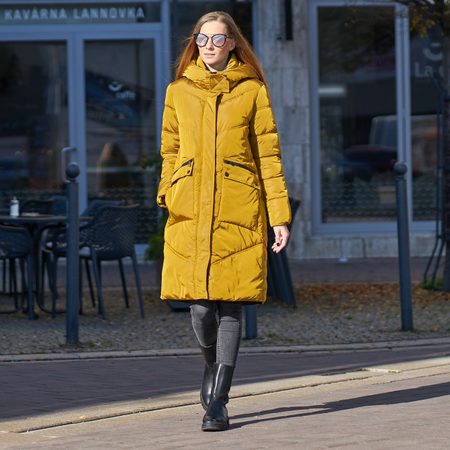 Winter jacket Due Linee - Yellow -