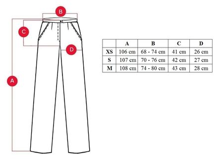 Pantaloni damă Due Linee - Neagră -