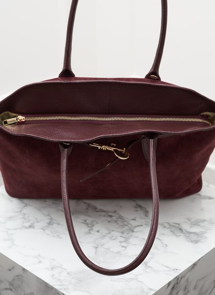 Női bőr válltáska Glamorous by GLAM - Bordó -