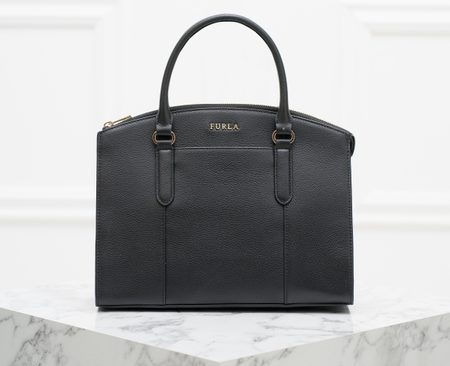 Geantă de mână din piele pentru femei Furla - Neagră -