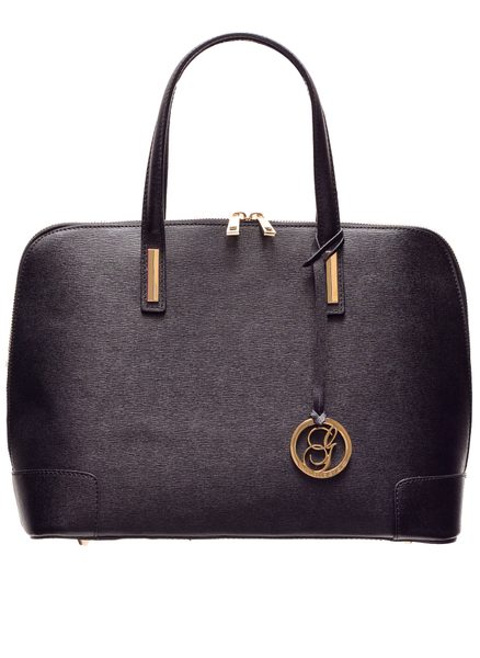 Bolso de cuero de mano para mujer Glamorous by GLAM - Negro -